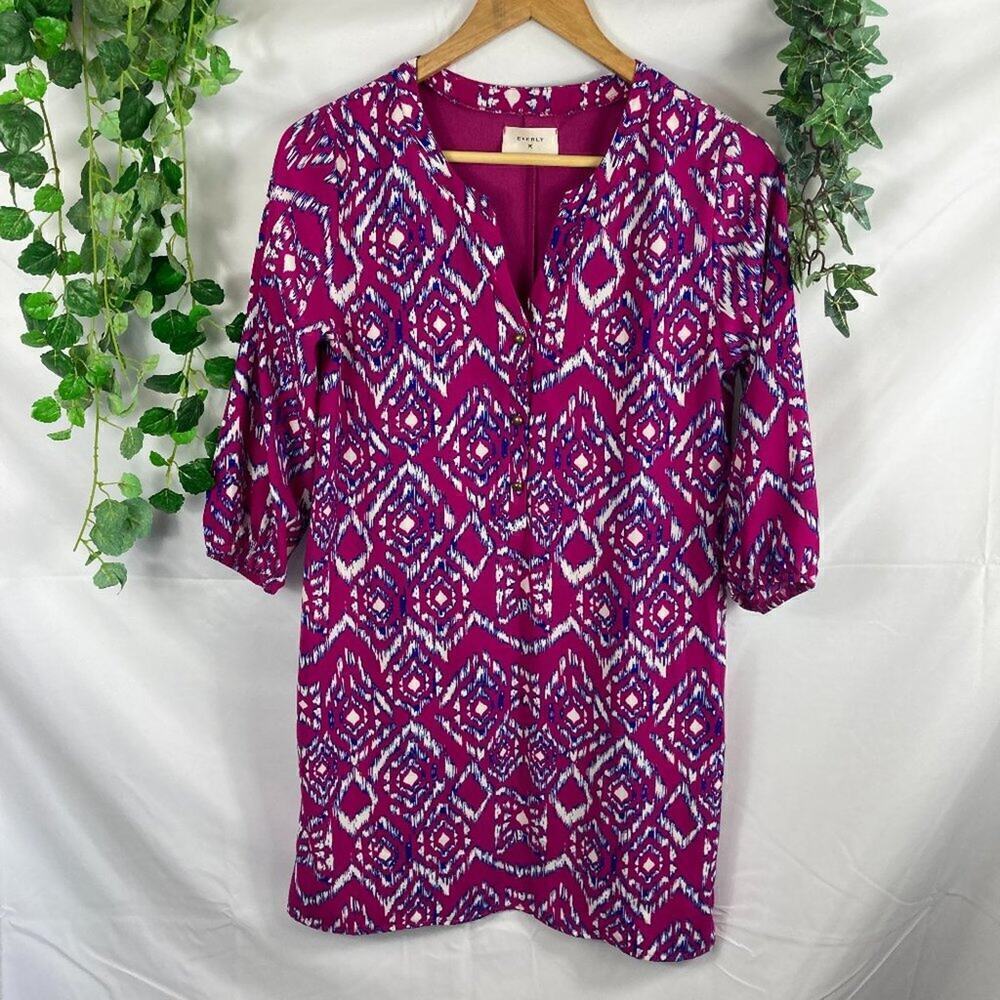 Everly cinch sleeve shift dress S